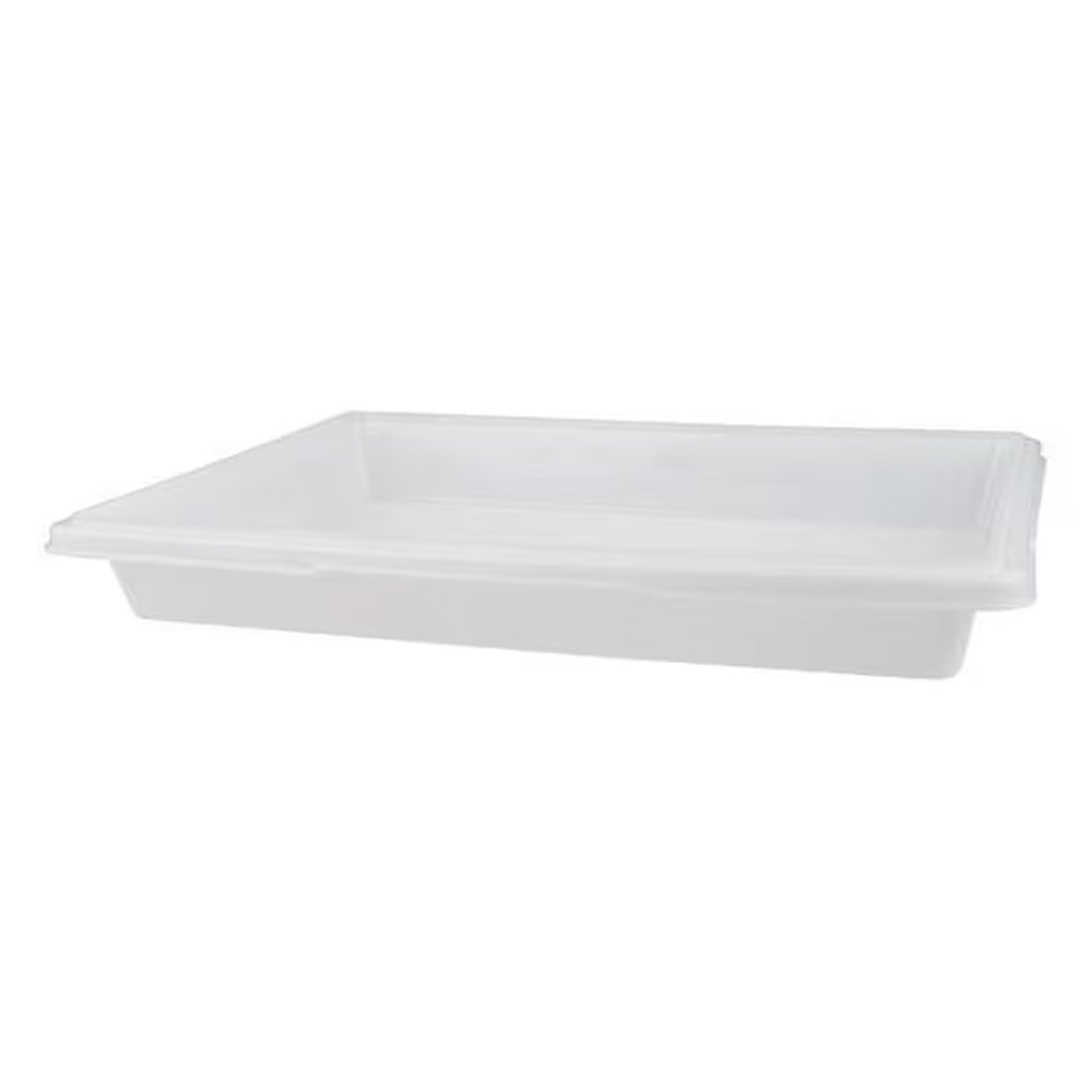 Rubbermaid Food/Tote Box, White, 18" x 26", 3-1/2" High