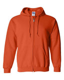 Sudadera con capucha con cremallera completa Gildan Heavy Blend - Forro polar cálido unisex