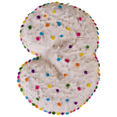 Number "3" Baking Form