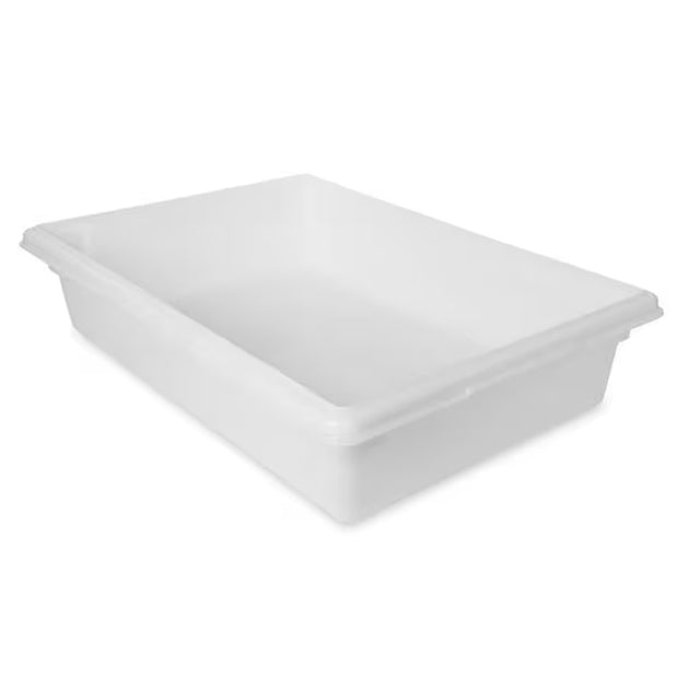 Rubbermaid Food/Tote Box, White, 18" x 26", 6" High