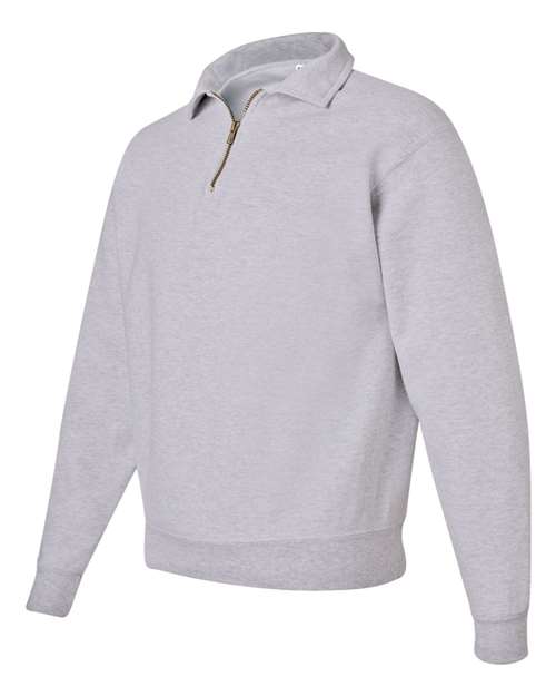 Super Sweats NuBlend® Quarter-Zip Cadet Collar Sweatshirt