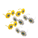 Sunflower & Daisy Sunglasses Set – Pack of 6