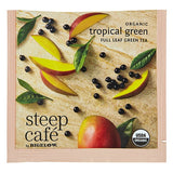 Steep Cafe By Bigelow Organic Green Paradise Green Tea Pyramid Sachets - 50/Case