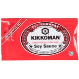 Kikkoman 6 mL Preservative Free Soy Sauce Packets - 200/Case