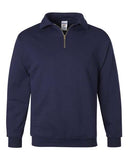 Unisex Super Sweats NuBlend  Quarter-Zip Cadet Collar Sweatshirt