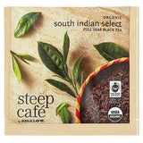 Steep Cafe By Bigelow Organic South Indian Select Black Tea Pyramid Sachets - 50/Case
