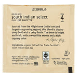 Steep Cafe By Bigelow Organic South Indian Select Black Tea Pyramid Sachets - 50/Case
