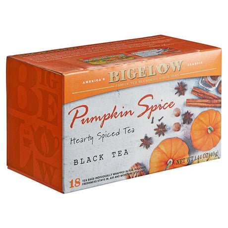 Bigelow Pumpkin Spice Tea Bags - 18/Box