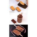 Silikomart Silicone Mold for Ice Cream Pops: Divided Shape
