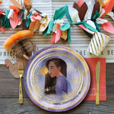 8 Count Disney Wish Asha & Star Paper Dessert Plates 7" Magical Birthday Party Disposable Plates