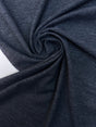 Wool Melange Fabric Blue Black