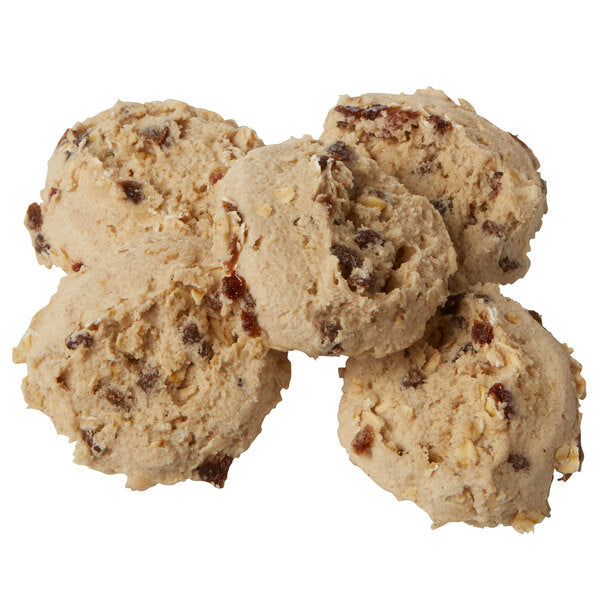 Rich's Jacqueline Vegan Oatmeal Raisin Cookie Dough 1.5 oz. - 210/Case