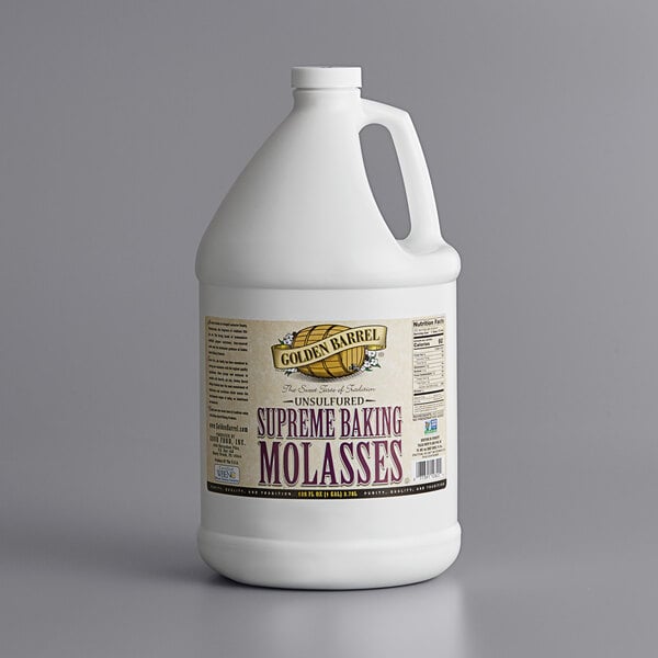 Golden Barrel 1 Gallon Sulfur-Free Supreme Baking Molasses - 4/Case