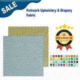 1 Yard Fretwork Upholstery & Drapery Fabric Width: 54"
