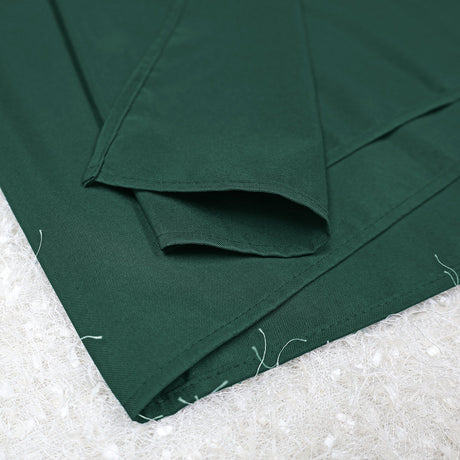 Square Polyester Table Overlay Topper 72x72 Hunter Green/Holly Green