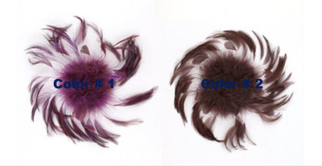 Feather Flower Ball Decorative Sew-On