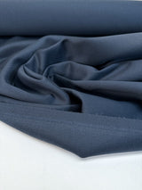 Wool Polyamide Twill Gray-Blue