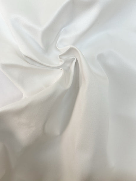 Cotton French Tailoring Fabric White Shades