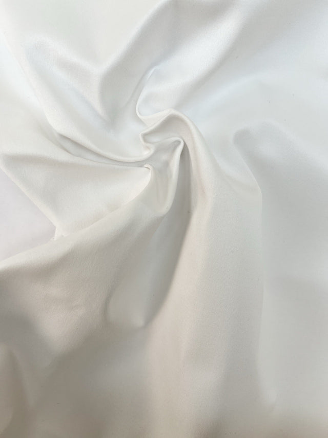 Cotton French Tailoring Fabric White Shades