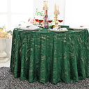 Seamless Round Gilded Marble Holland Velvet Tablecloth