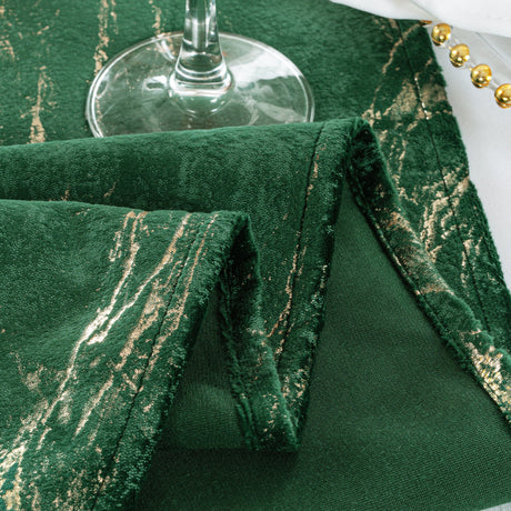 Rectangular Holland Velvet Tablecloth 90x156 Emerald Green