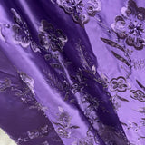 Beaded Bridal Lace Fabric on Satin