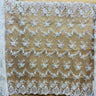 Bridal Lace Fabric Corded Embroidered Polyester Net Mesh