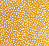 Rayon Crinkle 1D1046 100 Percent Rayon Fabric - Mustard/Ivory Crinkle, 50/52" Width