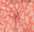 Rayon Crinkle 1D1057 100 Percent Rayon Fabric - Coral Ivory, 50/52" Width (1 Yard)