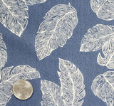 1 Yard Rayon Crinkle Denim Ivory Woven Fabric, 50/52? Wide 100% Rayon