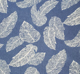 1D1057 Denim Ivory Rayon Crinkle Fabric - Denim Ivory Textured Crinkle, 50/52" Width