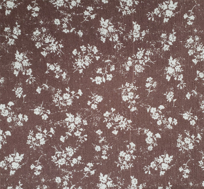 1D1274 Rose Rayon Crinkle Fabric - Rose, Textured Crinkle, 50/52" Width (1 Yard)