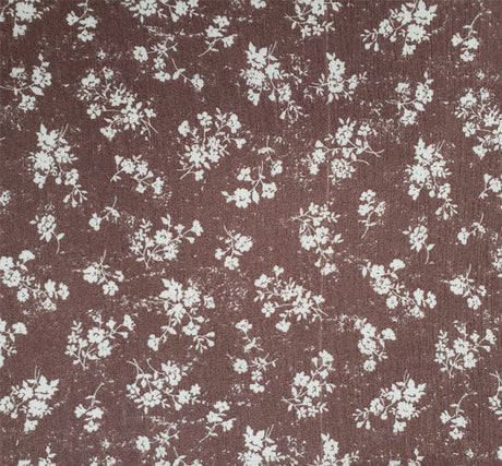 1D1274 Rose Rayon Crinkle Fabric - Rose, Textured Crinkle, 50/52" Width (1 Yard)
