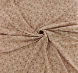 T/R Knit Dot 1D1383 Polyester Rayon Fabric - Pastel Coral Dot, 60/62" Width