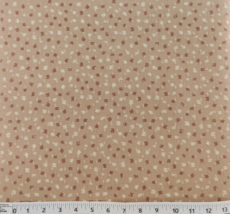 1 Yard Pastel Coral TR Knit Dot Fabric, Soft Textured Poly Rayon Material 60/62” Wide