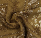 Rayon Crinkle 1D1478 100 Percent Rayon Fabric - Mustard Gold, Crinkle Texture, 50/52" Width