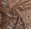 Rayon Crinkle 1D1478 Rayon Fabric - Rustic Brown, 50/52" Width (1 Yard)