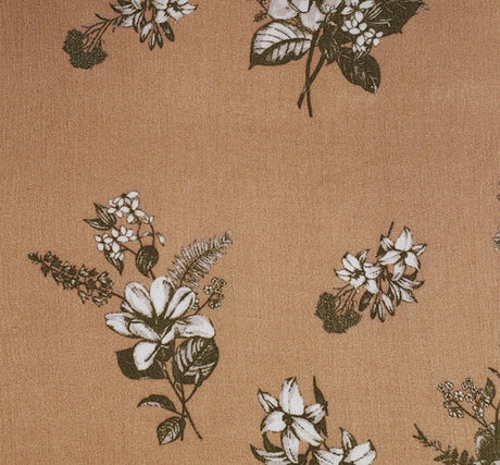 1D1555 Sandstone Rayon Crinkle Fabric - Sandstone, Textured Crinkle, 50/52" Width (1 Yard)