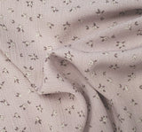 1D1614 Rose Dust 100 Percent Rayon Fabric - Crinkle Texture, 50/52" Width (1 Yard)