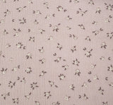 1D1614 Rose Dust 100 Percent Rayon Fabric - Crinkle Texture, 50/52" Width (1 Yard)