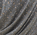 1 yarda de tela jacquard de rayón gris cálido con puntos para vestidos, blusas, faldas, decoración 53/54" de ancho
