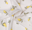 Rayon Slub 1D1648 Lemon Rayon Fabric - Lemon Slub Texture, 55/58" Width