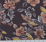 Rayon Slub 1D1676 100 Percent Rayon Fabric - Blue Grape, Slub Texture, 55/56" Width