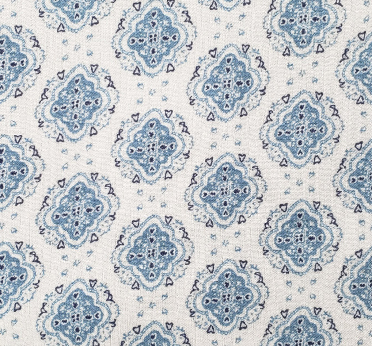 1 Yard Rayon Crinkle Crepon Apparel Fabric, Denim Blue, 50/52" Wide, Lightweight & Drapable