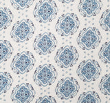 1 Yard Rayon Crinkle Crepon Apparel Fabric, Denim Blue, 50/52" Wide, Lightweight & Drapable
