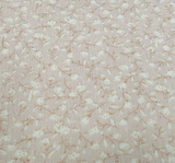 1D423 Baby Pink Rayon Crinkle Fabric - Baby Pink Textured Pleat Effect, 50/52" Width (1 Yard)