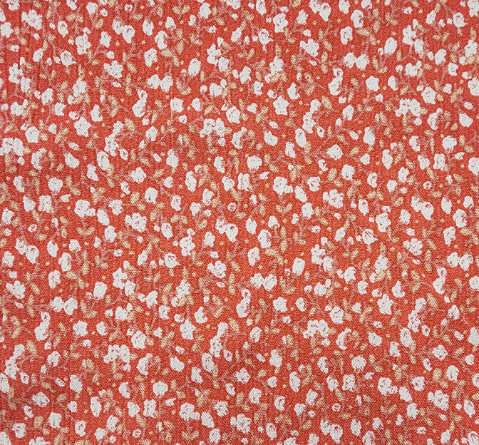 Rayon Crinkle 1D423 Coral Rayon Fabric - Coral Crinkle Texture, 50/52" Width (1 Yard)
