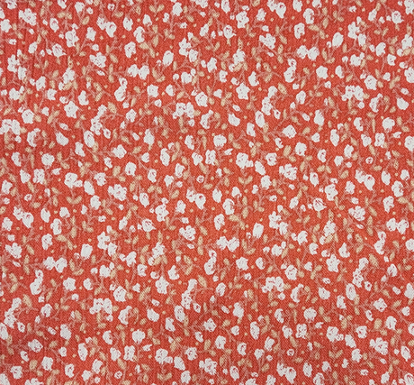 Rayon Crinkle 1D423 Coral Rayon Fabric - Coral Crinkle Texture, 50/52" Width (1 Yard)