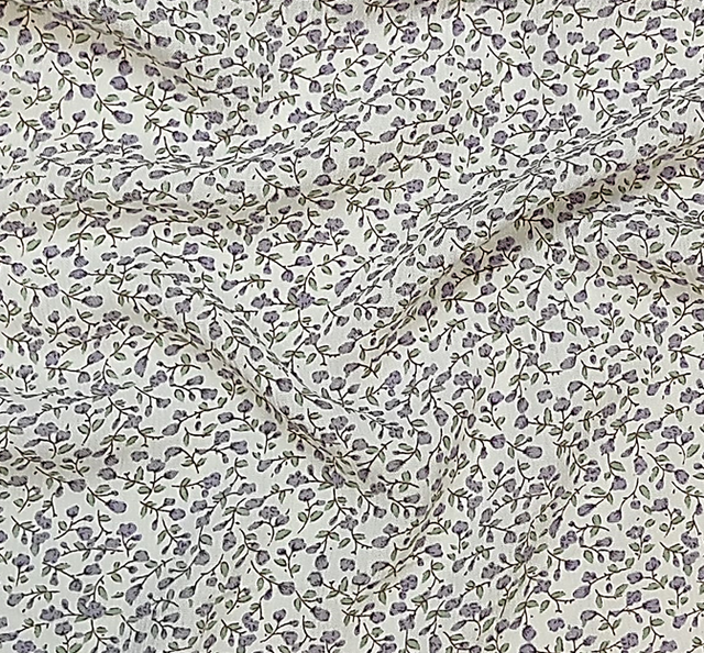 Rayon Crinkle 1D423 Lilac Sage Rayon Fabric - Lilac Sage, 52/53" Width (1 Yard)