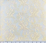 Lace 1D426 Beige Nylon Fabric - Solid, 58/60" Width